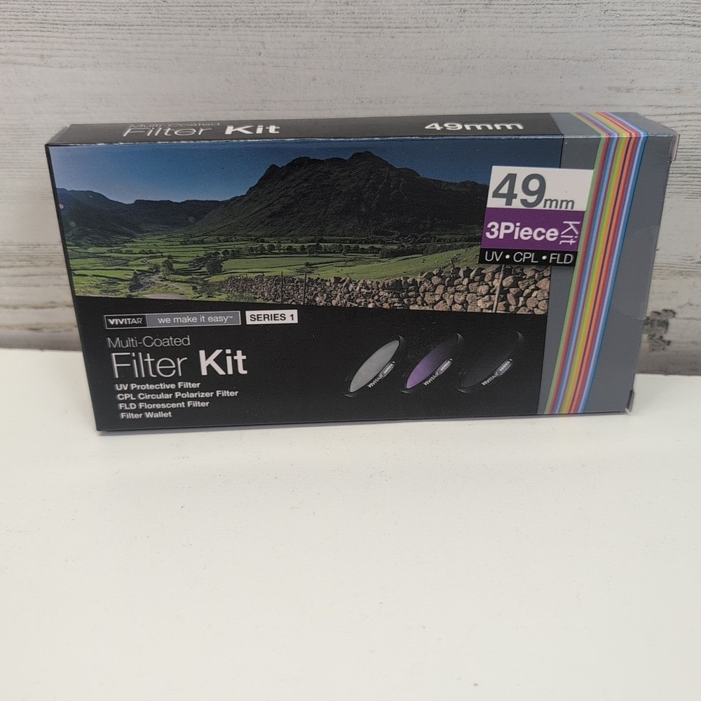 Vivitar VIV-FK3-49 49‎ mm Filter Kit